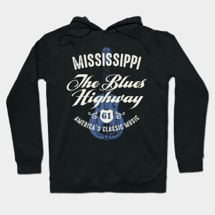 Mississippi The Blues Highway 61 Hoodie